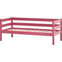 Hoppekids Einzelbett "ECO Comfort Kinderbett, Kiefer Massivholz, Jugendbett inkl. Rollrost«, 70x160 cm, wahlweise in verschieden Farben/ Matratze/ Absturzsicherung, rosa