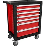Jbm43762 Werkzeugwagen Mit 7 Schubladen Rot - Leer - Anonym