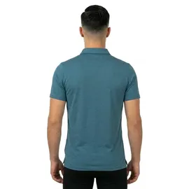 Löffler Merino Tencel kurzarm Poloshirt Dark Petrol 48