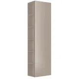 Keuco X-Line Hochschrank 33131140002 48 x 175 cm Trüffel Seidenmatt/Trüffel Klar Glas