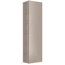Keuco X-Line Hochschrank 33131140002 48 x 175 cm Trüffel Seidenmatt/Trüffel Klar Glas