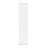 vidaXL Plissee Weiß 40x200 cm Stoffbreite 39,4 cm Polyester,