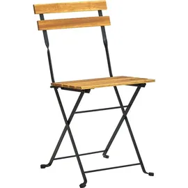 vidaXL Bistro-Set 3-tlg. natur klappbar