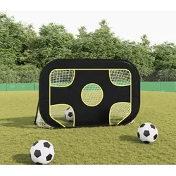 Fußballtor mit Torwand 120x80x80 cm Polyester