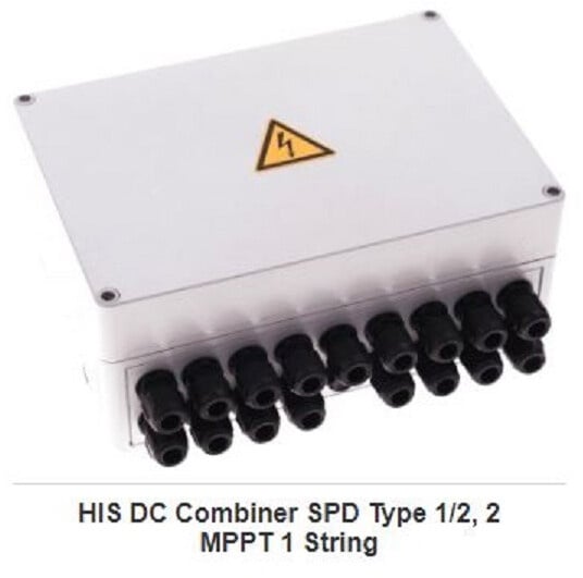 HIS DC Combiner SPD Type 1/2, 2 MPPT 1 String