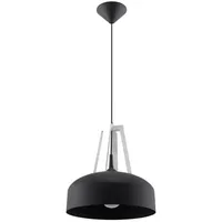 Sollux Lighting Casco 1-flg. dimmbar 60 cm schwarz/weiß