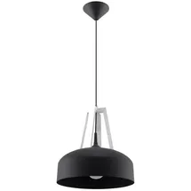 Sollux Lighting Casco 1-flg. dimmbar 60 cm schwarz/weiß