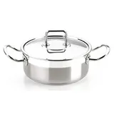 Bra Profesional | Professioneller Edelstahltopf mit Deckel, 26 cm