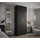 abiks möbel Drehtürenschrank INOVA 100 x 236,7 x 47 cm Schwarz/Gold