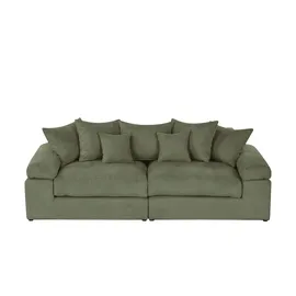 Smart Big Sofa Lionore ¦ grün ¦ Maße (cm): B: 242 H: 86 T: 121.0
