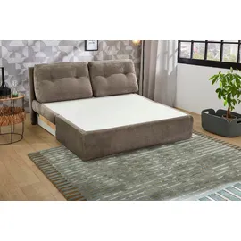 Jockenhöfer Schlafcouch Polyester 2-Sitzer Grau