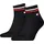 Tommy Hilfiger TH UNI TJ QUARTER 2P ICONIC 2 Paar Schwarz 35-38