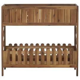 Mendler Hochbeet HWC-P83 Blumen-/Pflanzkasten 90 x 95 x 31 cm
