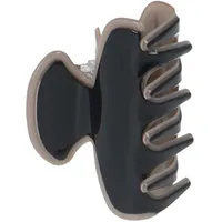 Solida Haarklammer schwarz/beige medio shiny
