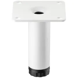 SOTech Möbelfuß LIMA Höhe 80 Weiß Matt Vitrinenfuß Sockelfuß Schrankfuß