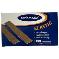 GRAMM medical Actiomedic Pflaster Elastic Fingerverband, 100 Strips, elastisch, hypoallergen 12 x 2cm