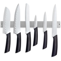 Randaco Wand-Magnet Messer-Leiste Messerhalter Küche Werkzeug Messerleiste Edelstahl Ohne Bohren 40cm