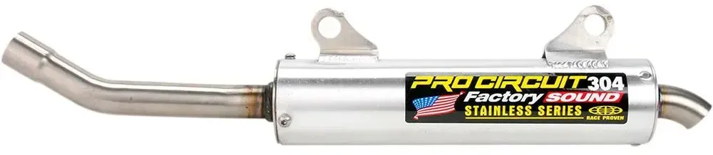 Pro Circuit 304 Factory Honda Cr 250 R 90-90 Ref:sh90250-304 Nicht Homologierter Schalldämpfer - Silver - Not Homologated