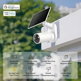 TP-Link C460 Solarbetriebenes Sicherheitskamera-Kit Weiß