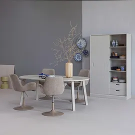 Woood Janne Ø 120 cm grau