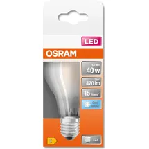 Osram LED Lampe mit E27 4 W, 470 lm, 4000 K,