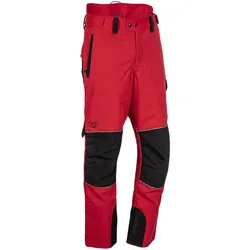 SIP Protection Keilerschutzhose Tracker Defense, rot-schwarz, L