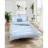 Kaeppel Motion Mako-Satin hellblau 155 x 220 cm + 80 x 80 cm