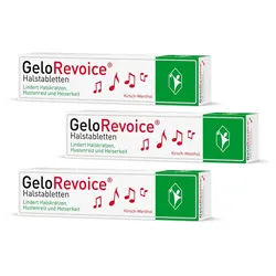 GeloRevoice Halstabletten Kirsch-Menthol 3er Set 1 St