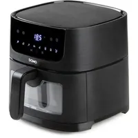 Domo DO542FR Heißluft-Fritteuse 4l 1350W Timerfunktion, mit Display, Überhitzungsschutz,