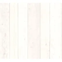 Profhome Holz Tapete 0,53 m x 10 m 5,33 m2 Grau/Weiß 855046