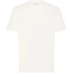 Rundhalsshirt CASUAL FRIDAY "Rundhalsshirt CFGustav", Damen, Gr. S, weiß (cloud dancer), Obermaterial: 100% Baumwolle CO., Shirts Rundhalsshirt