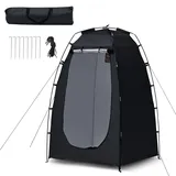 LEMROE Strandumkleidezelt mit Tragetasche wasserdicht Duschzelt mobiler Toilettenzelt für Camping Rucksackreisen Outdoor Pop Up Zelt Wurfzelte