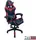 Hti-Living Krit Gaming-Stuhl Schwarz-Rot