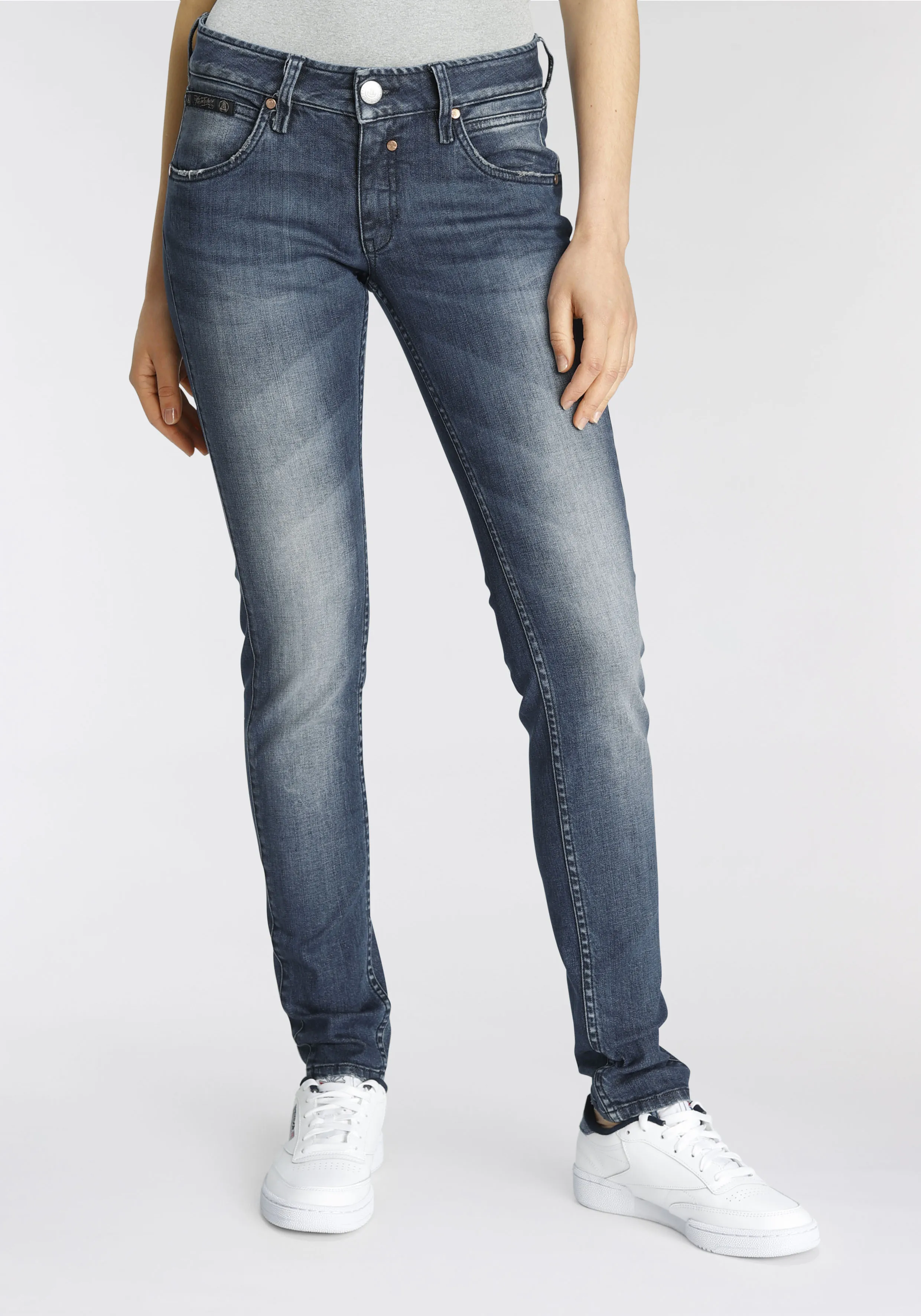 Herrlicher Röhrenjeans »TOUCH SLIM ORGANIC«, umweltfreundlich dank Kitotex Technology Herrlicher blue core 25