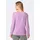 GOLDNER Shirt mit Glitzerprint, Rundhals in flieder gemustert), | Gr.: 40
