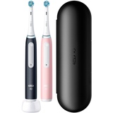 Oral B Oral-B iO Series 3 Duo matte black/blush pink mit Etui + 2. Handstück