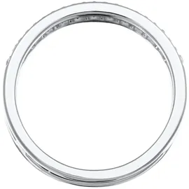 Elli Ring Damen Statement Zweireihig Kugel Silberfarben mit Kristallen