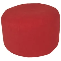 Linke Licardo Pouf Polyester 47 x 34 x 47 cm Braun/Rot