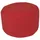 Linke Licardo Pouf Polyester 47 x 34 x 47 cm Braun/Rot