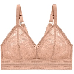 GLAMORISE Bramour Gramercy Spitzen-Bralette de luxe - Cappuccino Unterwäsche   Damen 