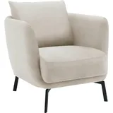 Schöner Wohnen Sessel Pearl Polyester 86 x 68 x 86 cm Weiß