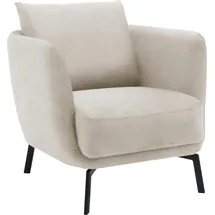 Schöner Wohnen Sessel Pearl Polyester 86 x 68 x 86 cm Weiß
