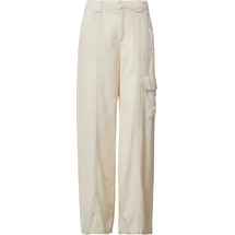 QS Cargo-Hose aus Leinenmix Beige 36