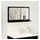 vidaXL Badspiegel Schwarz Eichen-Optik 60 x 10,5 x 37 cm Holzwerkstoff