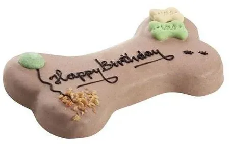 Kuchen für Hund "Happy Birthday" Nuss - Schokolade für einen Hund 250g (Rabatt für Stammkunden 3%)