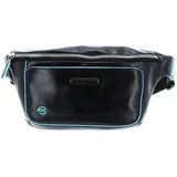 Piquadro Blue Square Gürteltasche Leder 29 cm black