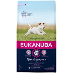 EUKANUBA Growing Puppy Small Breed Für Welpen kleiner Rassen – Reich an frischem Huhn  2kg