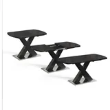 Vicco Chinto 120 x 76 x 80 cm schwarz