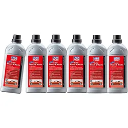 6x 1l Liqui Moly Auto Wasch-wachs Lackpolitur Lackpflege Universalverwendbar:
