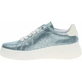 Rieker Plateau-Sneaker Blau 38